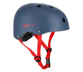 KASK NILS EXTREME MTW001-1 SZARO-CZERWONY ROZMIAR M (55-58 CM) 