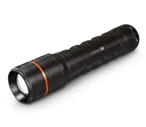 Connect IT GLEAM 1000 czarna / Latarka ręczna LED / 10W / 1000 lm / 4X AA / zasięg 150 m / IP44