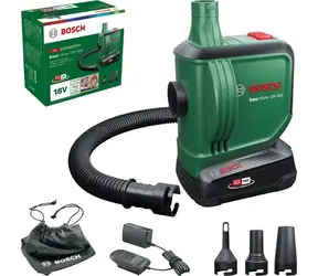 BOSCH EasyInflate 18V-500 / Pompka bezprzewodowa / 1 akumulator 2,0 Ah / ładowarka