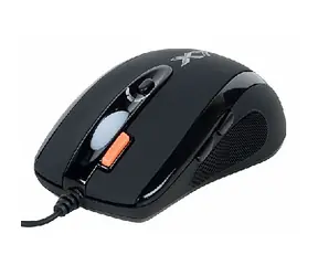 Mysz A4Tech X-710BK, OSCAR Game Mysz optyczna, 2000DPI, czarna, USB