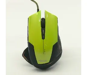 Mysz E-BLUE Mazer R zielona / optyczna / przewodowa / gamingowa / USB / 6 przycisków + kółko / 2400 dpi
