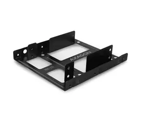 Axagon RHD-225, metalowa ramka na 2x 2,5" HDD/SSD w slocie 3,5", mocowanie wentylatora