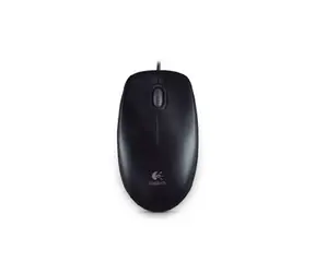 Logitech B100 czarna / Przewodowa mysz optyczna / USB