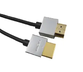 Kabel PremiumCord Slim HDMI High Speed + Ethernet 0,5 m / złącza pozłacane