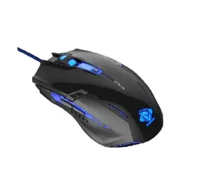 Mysz E-BLUE Auroza G / optyczna / przewodowa / USB / 6 przycisków + kółko / 3000 dpi / czarna