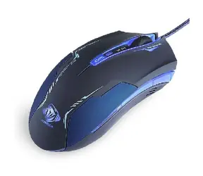 Mysz E-BLUE Auroza / optyczna / przewodowa / USB / 6 przycisków + kółko / 3500 dpi / czarna