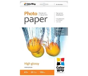 Papier fotograficzny Colorway A3+ (błyszczący) - 180g/m2 20 szt.
