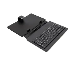 Skórzane etui Airen AiTab 1 etui na tablet 7" czarne / z klawiaturą USB / CZ / SK