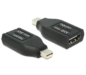 DeLock adapter mini DisplayPort męski > HDMI żeński