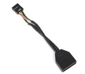 Redukcja kabla Silverstone z USB3.0 na USB2.0 w MB