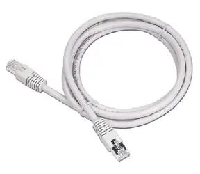 Gembird FTP CAT5E 0,5m szary / kabel krosowy / ekranowany z zabezpieczeniem i oplotem
