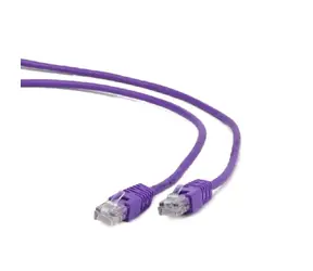 Gembird FTP CAT6 5m fioletowy / kabel krosowy / ekranowany z zabezpieczeniem