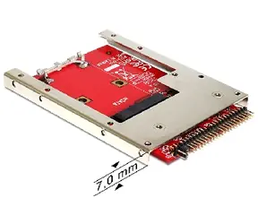 DeLock adapter IDE 44-pinowy do mSATA z ramką 2,5" (7mm)