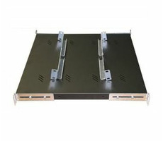Półka Triton z perforacją 1U/250mm (RAB- UP-250-A4) czarna