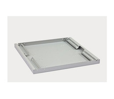 Półka Triton z perforacją 1U/850mm (RAB- UP-850-A4) czarna / nośność 80kg