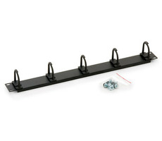 Panel równoważący Triton 19" 1U plastikowy 5 x uchwyt duży BK