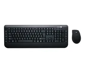 Connect IT Combo czarny / Zestaw bezprzewodowa klawiatura + mysz / CZ + układ SK / USB / 1600DPI