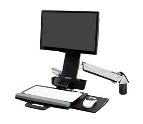 Ergotron StyleView Uchwyt ścienny do siedzenia i stania z uchwytem LCD i klawiaturą