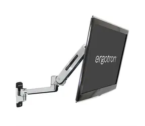 Ergotron LX Ramię do montażu ściennego LCD z funkcją siedzącą / elastyczny uchwyt ścienny do wyświetlacza LCD