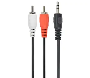 Kabel audio Gembird JACK 3,5 mm męski <->2x RCA CINCH męski 1,5 m