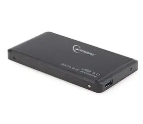 Gembird EE2-U3S-2 / Zewnętrzna obudowa USB 3.0 / 2.5" SATA / czarne aluminium