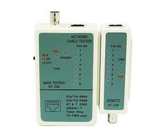 Tester Gembird kabli/diod RJ45 (UTP/STP) i RG-58