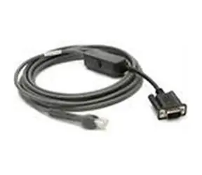 Kabel ZEBRA szeregowy / RS232 (DB9F) / 2m / prosty