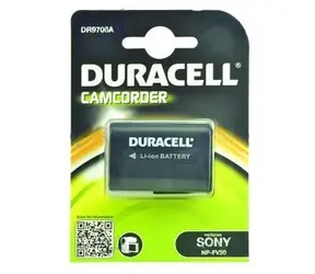 Bateria Duracell - DR9706A do Sony NP-FV30 / czarna / 650 mAh / 7,4V