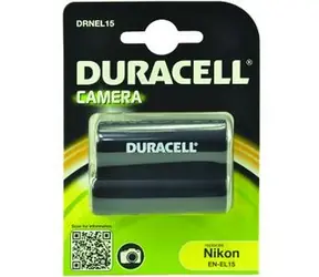 Bateria Duracell - DRNEL15 do Nikon EN-EL15 / czarna / 1400 mAh / 7,4 V