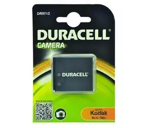 Bateria Duracell - DR9712 do Kodak KLIC-7001 / czarna / 700 mAh / 3,7V