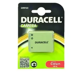 Bateria Duracell - DR9720 do Canon NB-6L / czarna / 700 mAh / 3,7V