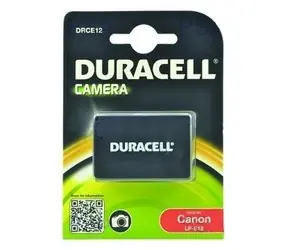 Bateria Duracell - DRCE12 do Canon LP-E12 / czarna / 600mAh / 7.2V