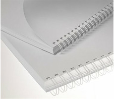 Renz Grzbiety metalowe (2|1") 8 białe / na 36-50 ark. papier 80 g / 100 szt.