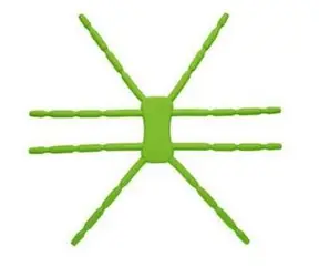 Uchwyt BREFFO Spiderpodium do urządzeń mobilnych do 10" / zielony / posprzedażny