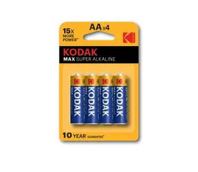 Bateria alkaliczna Kodak MAX AA (blister) 4 szt