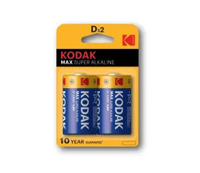 Bateria alkaliczna Kodak MAX D / 2 szt. / blister