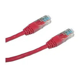 Kabel krosowy DATACOM UTP CAT5E 0,25m czerwony