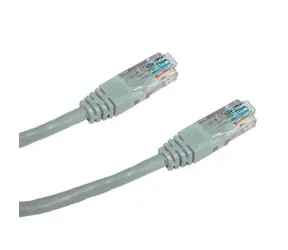 Kabel krosowy DATACOM UTP CAT5E 1m szary