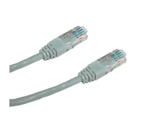 Kabel krosowy DATACOM UTP CAT5E skrzyżowany 3M, szary