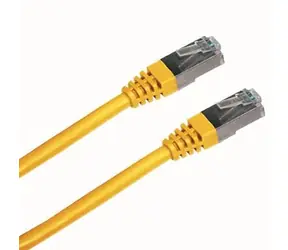 Kabel krosowy DATACOM FTP CAT5E (1093) 3M żółty