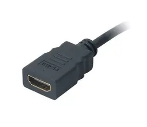 Akasa AK-CBHD09-25BK / reduktor kabla / HDMI na Micro HDMI / styki złocone / 0,25m 