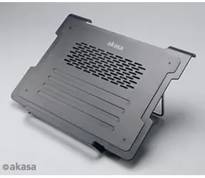 Podkładka chłodząca Akasa AK-NBCH-30BK do laptopa 15,6" / 5 stopni regulacji nachylenia / USB / czarna