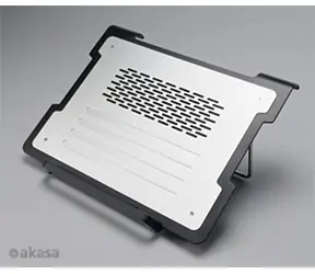 Podkładka chłodząca Akasa AK-NBCH-30AL do laptopa 15,6" / 5 stopni regulacji nachylenia / USB / srebrna