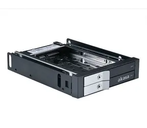 Akasa AK-IEN-03 2-zatokowy stojak na urządzenia mobilne 2,5" / mobilna skrzynka na 2 dyski 2,5"