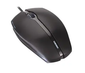 Cherry Gentix Podświetlany czarny / mysz / optyczna / 1000dpi / USB / z niebieskim podświetleniem