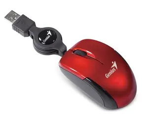 Genius Micro Traveler V2 czerwony / przewodowy / 1200 dpi / USB