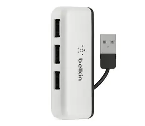 Hub USB 2.0 Belkin Travel / 4- Port / USB 2.0 / biały