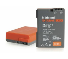 Hähnel EXTREME Li- ION HLX-EL14 / compatible battery Nikon EN-EL14/EL14a / 1100mAh / 7.4V / 8.1Wh