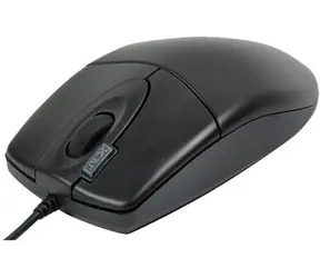 A4Tech OP-620D / mysz / 2 kliknięcia / 1 kółko / 3 przyciski / USB / kolor czarny