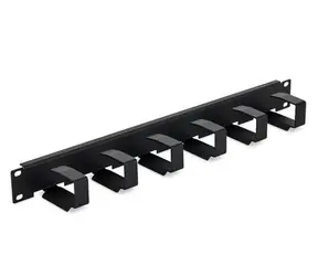 Panel wiążący Triton 19" 1U / 6x hak / 70x27mm / czarny